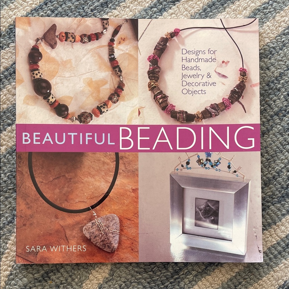 Pink Accent Handmade Bead Necklace — Women’s Fashion Necklace